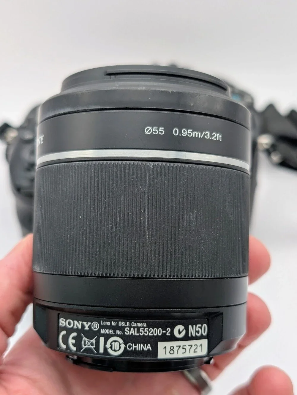 Sony Camera Alpha A77 SLT-A77V 24.3MP + DT 4-5.6/55-200 SAM Lens + 3 Batteries